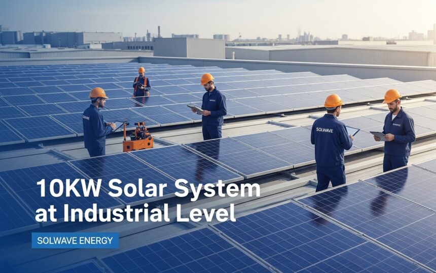 10kW Solar System at Industrial Level