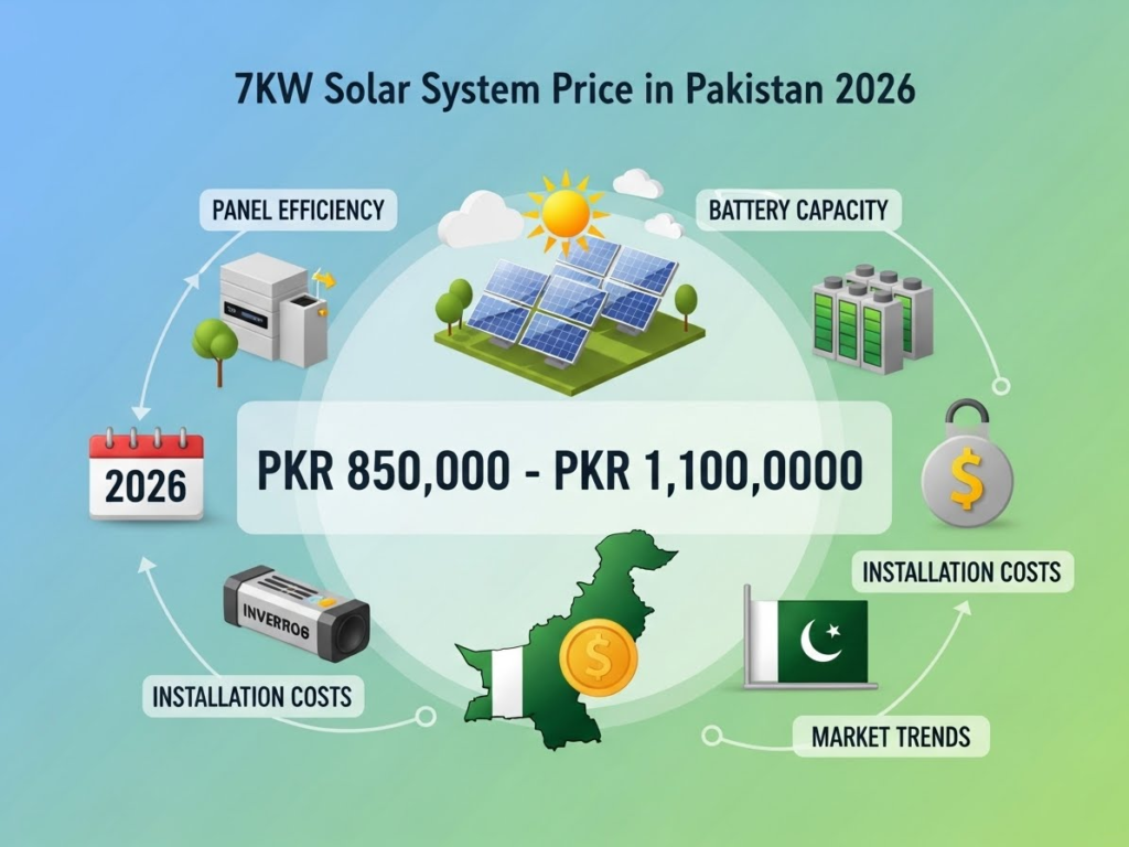 7kW Solar System Price in Pakistan 2026