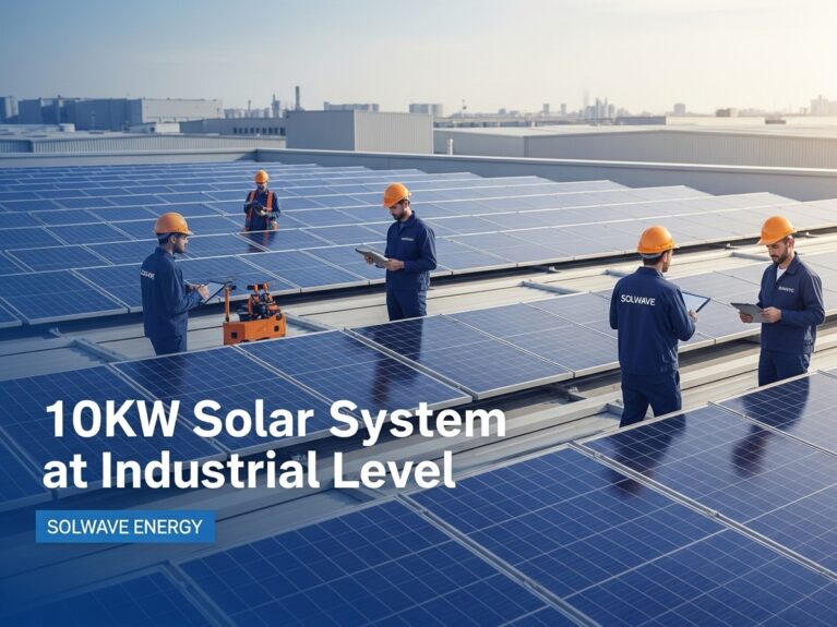 10kW Solar System at Industrial Level