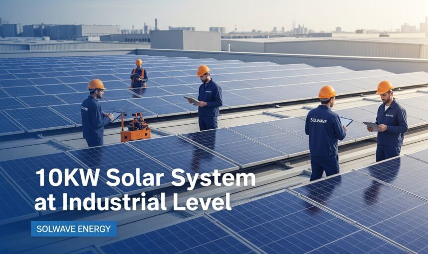 10kW Solar System at Industrial Level