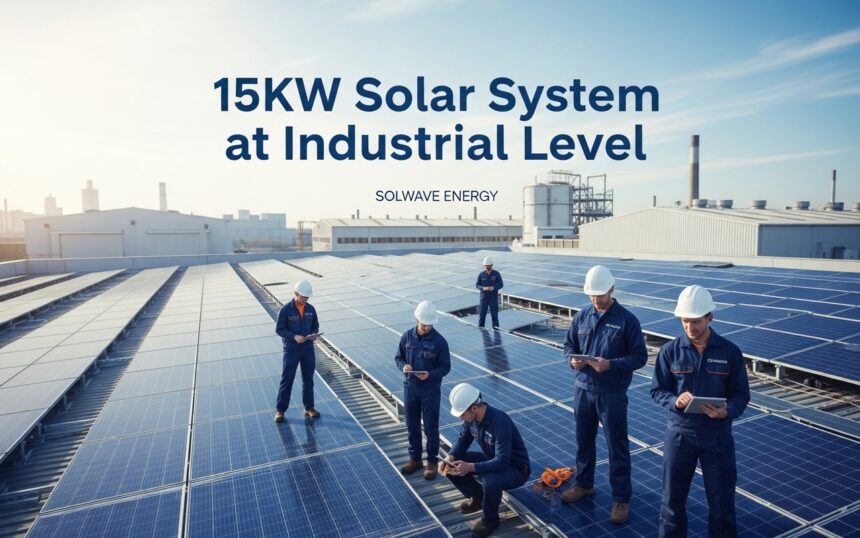 15kW Solar System at Industrial Level Solwave Energy