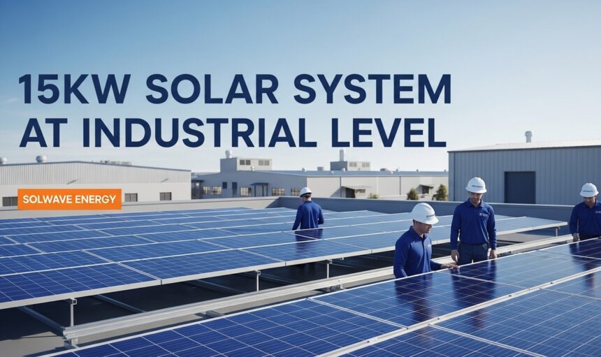 15kW Solar System at Industrial Level Solwave Energy