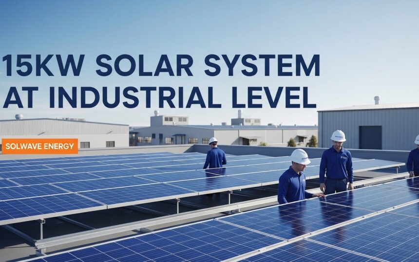 15kW Solar System at Industrial Level Solwave Energy