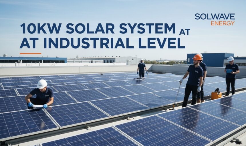 10kW Solar System at Industrial Level