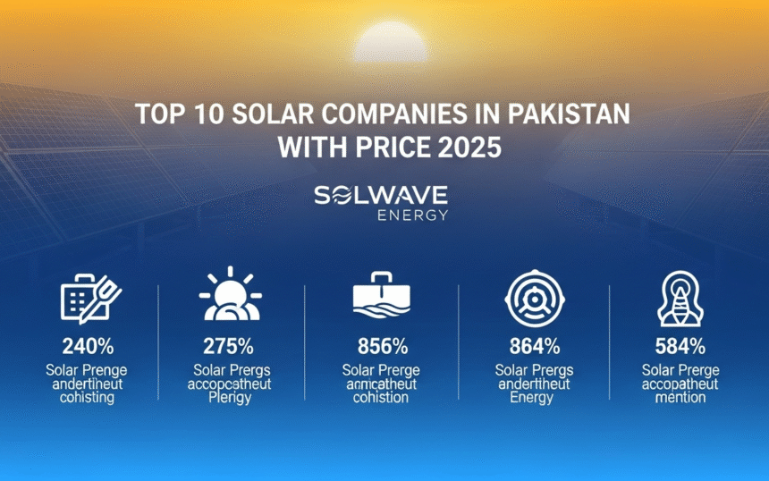 Top 10 Solar Companies in Pakistan