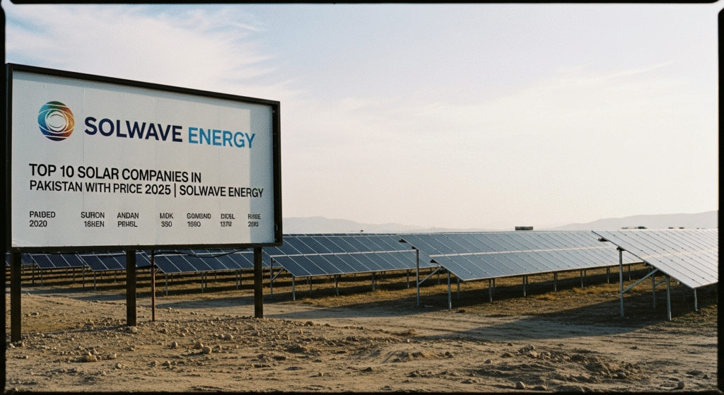 Top 10 Solar Companies in Pakistan