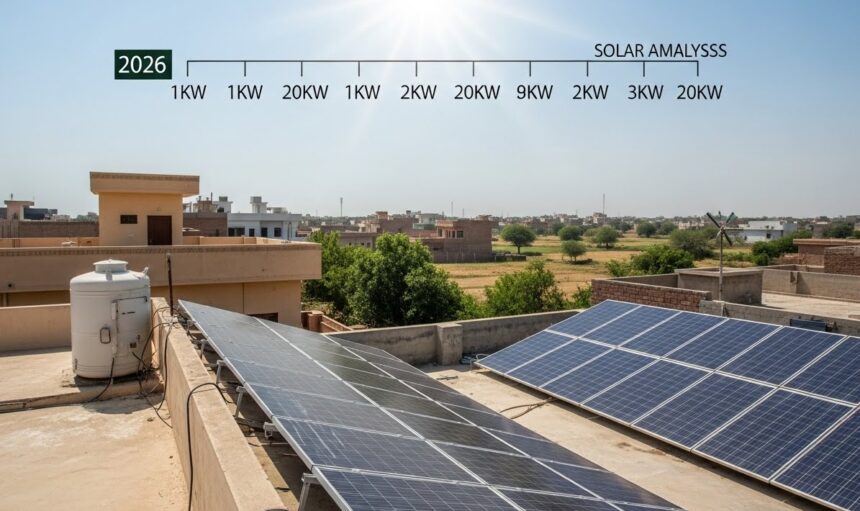 1kW to 20kW Solar System Price Chart 2026