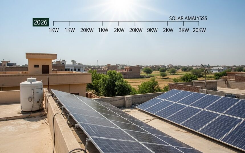 1kW to 20kW Solar System Price Chart 2026