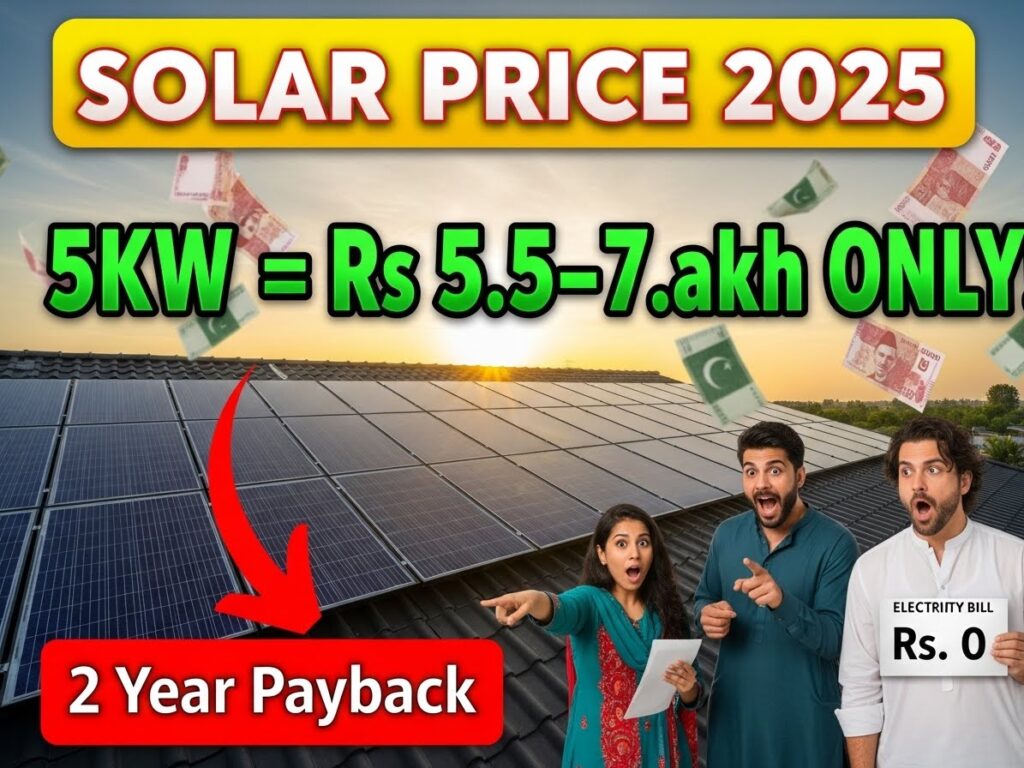 Solar System Price in Pakistan 2025