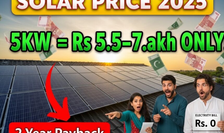 Solar System Price in Pakistan 2025