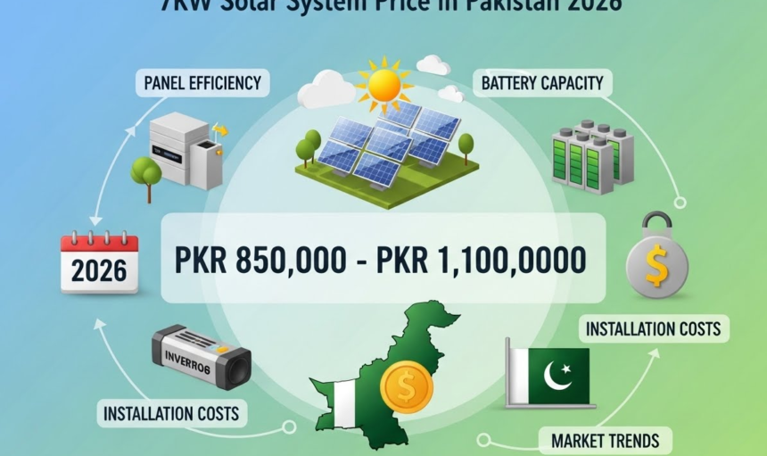 7kW Solar System Price in Pakistan 2026