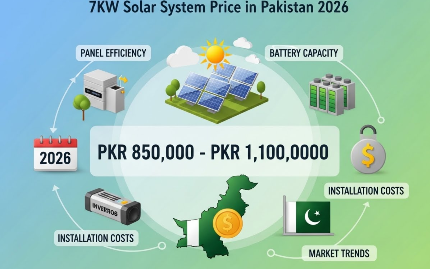 7kW Solar System Price in Pakistan 2026